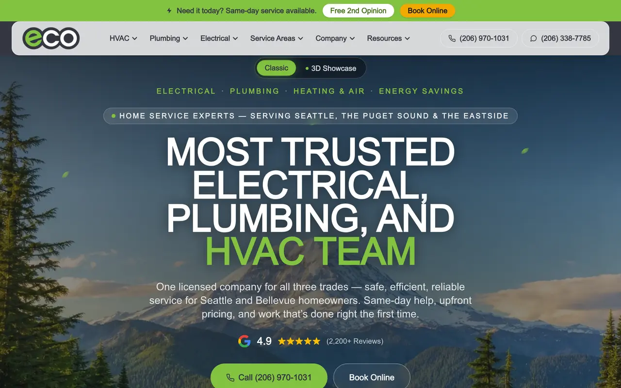 Customer Spotlight: Eco Electric, Plumbing, Heating & Air's 37-Site AI Rebuild Customer Spotlight: Eco Electric, Plumbing, Heating & Air's 37-Site AI Rebuild - Sponsor Spotlight article on JustStartAI