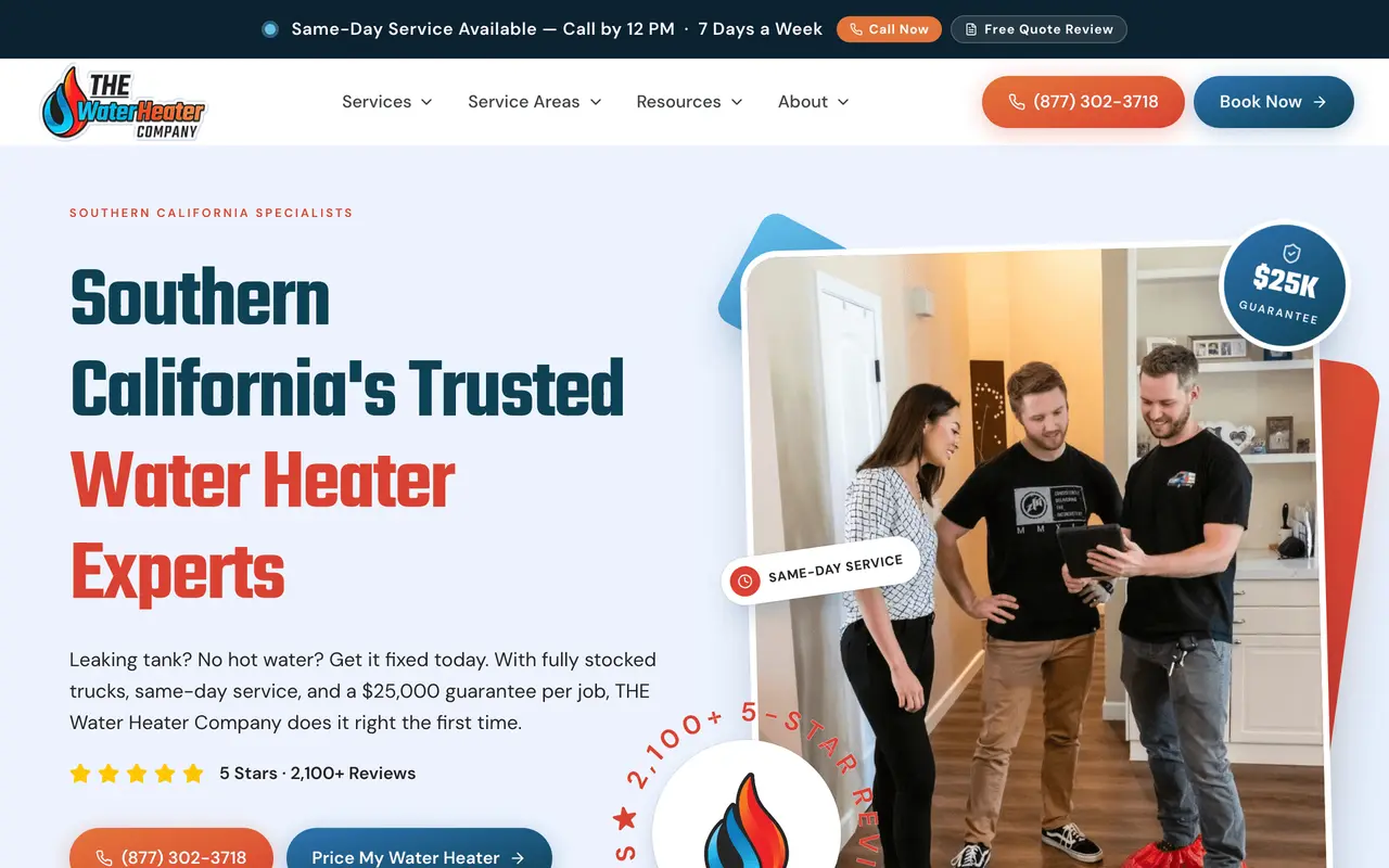 Customer Spotlight: THE Water Heater Company and the Power of Doing One Thing Customer Spotlight: THE Water Heater Company and the Power of Doing One Thing - Sponsor Spotlight article on JustStartAI